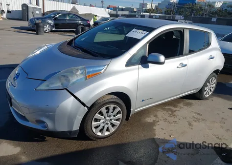 2016 Nissan Leaf S из США, поврежденный, VIN 1N4AZ0CP2GC300852